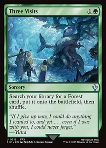 MTG Three Visits, NM-Mint, English Commander: Final Fantasy - Picture 1 of 1