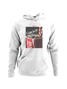 Officially Licensed Coca Cola Refreshing Coke - Coke is it! Women's Hoodie - Picture 1 of 6