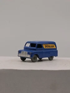 Vintage Lesney Matchbox 25 Bedford Dunlop Van blau mit grauen Rädern - Bild 1 von 8