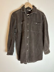 Country Seat L Corduroy Shacket Shirt Jacket Barn Chore Brown Spring - Picture 1 of 4