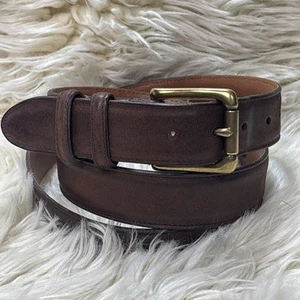 Cinturón de cuero marrón Johnson & Murphy para hombre talla 44 - Imagen 1 de 12