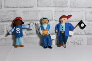 2023 Target Wondershop 3ct Piraten Stoff Ornament 6" Set Weihnachten 1D - Bild 1 von 2