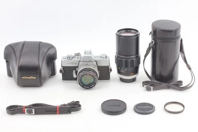 [EXCELLENT w/Case] Minolta SRT 101 SLR Camera + 55mm f1.7 & Zoom Lens JAPAN - Image 1 of 4