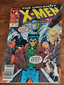 The Uncanny X-Men comic book No. 245 June 1989 Marvel Comics Newsstand edition - Picture 1 of 3