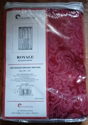 Panel Jacquard Stylemaster Royale 58"x84" cortinas  Foto 1 de 3