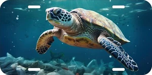 TORTUGA DISEÑO TU PROPIA VARIEDAD DE PLACAS DE METAL IMPRESAS UV 16 - Imagen 1 de 4