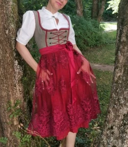 Dirndlschürze aus Spitze, Neu, ca. 70 cm - Bild 1 von 7