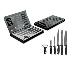 Cheffinger 6-Teiliges Messerset mit Granitbeschichtung in Magnetbox  Cheffinger - Bild 1 von 1