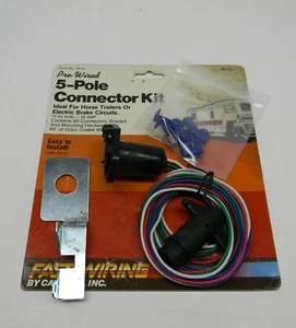 Lot of 4 Four and Five Way Trailer Wiring Connection Kits NEW - Picture 1 of 4