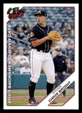 Chris Wright 2023 Choice  SACRAMENTO RIVER CATS #34   SACRAMENTO RIVER CATS