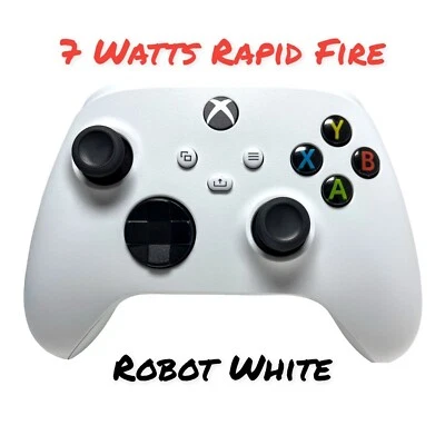 Microsoft Xbox One Series X/S Robot White 7 Watts Modded Rapid Fire Controller - Image 1 of 4