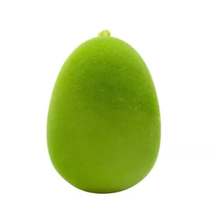 Samt Osterei Grün ca. 12 cm Ostern Ostereier Frühling Nest Osternest Tischdeko - Bild 1 von 2