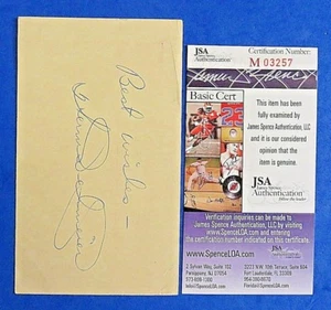 HERMAN HERM WEHMEIER SIGNED GPC GOVERNMENT POSTCARD ~ JSA M03257 ~ REDS - Picture 1 of 1