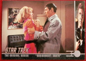 STAR TREK TOS - Card #166 - ASSIGNMENT: EARTH - HUMAN INTUITION - 1998 - Picture 1 of 2