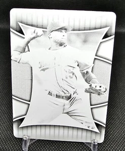 2007 Upper Deck Elements Black Printing Plate 1/1 Rafael Furcal #64 Dodgers - Picture 1 of 2