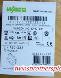New Factory Sealed WAGO 750-333 Buscoupler DeviceNet Module PLC Adapter - Picture 1 of 5
