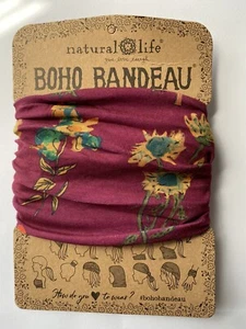 Natural Life Boho Bandeau Floral Berry Stems Full Buff Hippie Pretty karma - Picture 1 of 2