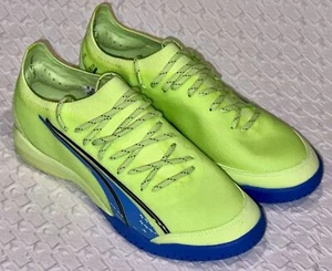 PUMA Ultra Ultimate Indoor Fizzy Lt Pistachio Green Soccer Shoes Mens Sz 8 10.5 - Picture 1 of 9