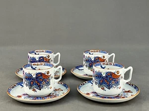 4 Copeland Spode CABBAGE W50 New Stone Demitasse Cup & Saucer Sets: MINT - Picture 1 of 15