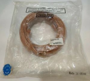 NUEVO 99 FT ETL Verificado 50u Dorado Cat6 500MHz UTP Cable de conexión Cable cruzado naranja - Imagen 1 de 2