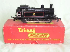 TRI-ANG R52 0-6-0T BR FOWLER CLASS 3F STEAM LOCO JINTY #47606- OO GAUGE RAILWAY - Picture 1 of 8