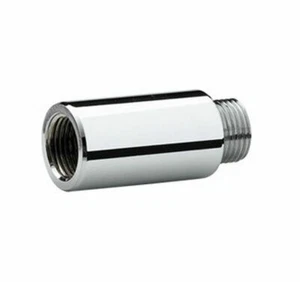 1/2 Zoll Chrom Kühlerventil Verlängerung Wasserhahn Dusche Mixer Rohr Adapter BSP Gewinde - Bild 1 von 1