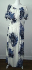 Neu mit Etikett Kindred Anthropologie Damen Palmblätter langes Kleid 100 % Viskose Übergröße - 2X - Bild 1 von 12