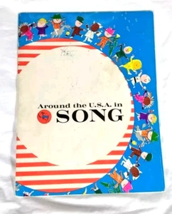 Around the USA in Song Patriotic Favorites Sheet Music Lyrics - Picture 1 of 5
