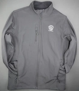 Men's Ocean Beach San Francisco Full Zip Jacket Fleece Lined Gray Size M - Picture 1 of 7