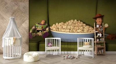 Toy Story Movie Night Self-Adhesive Wallpaper Mural Home Wall Art Decor WP66 - Image 1 of 2