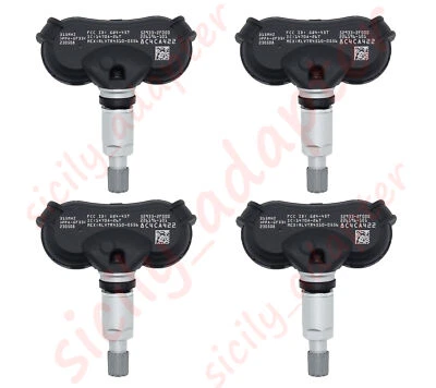 Juego de 4 sensores de presión de neumáticos TPMS 52933-2F000 para Hyundai Kia ACURA RLX TL ZDX Foto 1 de 4