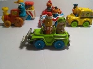 Six Assorted Die Cast, Muppet Sesame St. Figures,Hasbro, 1981-1987 - Picture 1 of 12