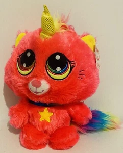 Fiesta Pink Rainbow Twinkle Sparkle Unicorn Amusement Park Plush 30cm - Picture 1 of 2