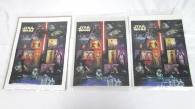 3 Star Wars Saga 2007 Stamps First Day of Issue - 45 Stamps - Sealed, Mint - Image 1 of 4