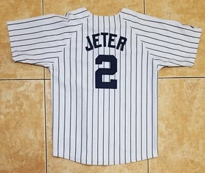 New York Yankees Derek Jeter #2 Baseball Majestic Stitched Jersey - Picture 1 of 10