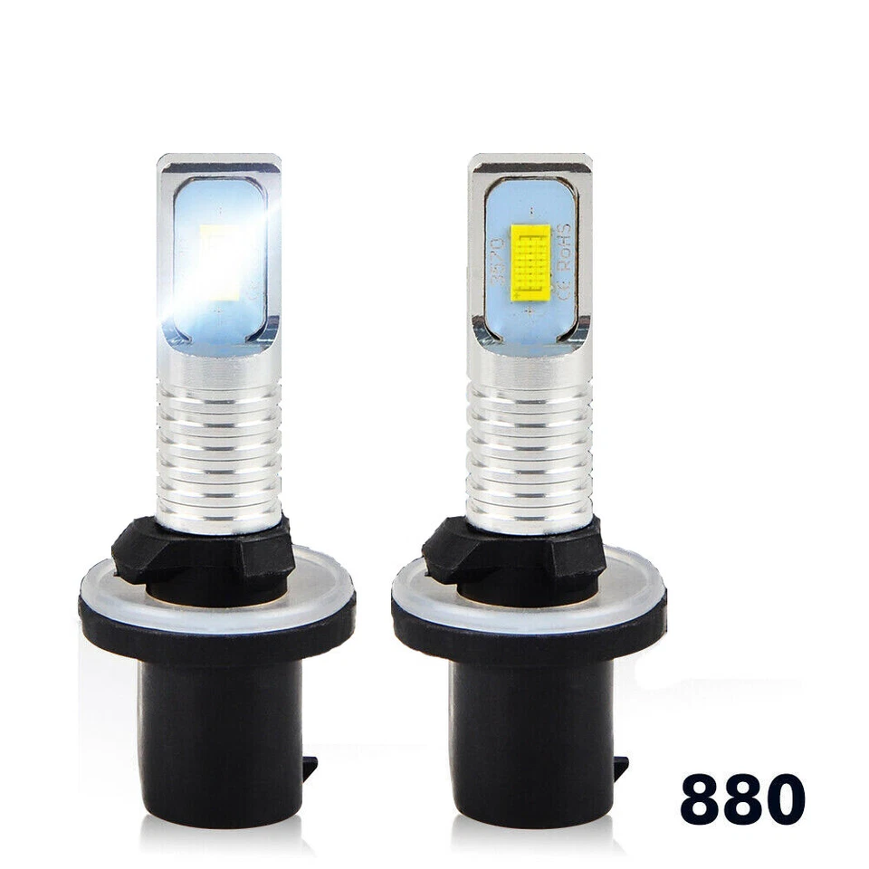 2x h27w/1 led fog light bulbs white 100w for hyundai ix35 2010-2013 lm el elh - Image 1 of 4
