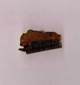 Pin's musée du train de Mulhouse (époxy fond doré) - Picture 1 of 1