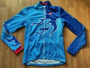 Castelli Fiamma Women's Fleece Cycling Jacket Flame pattern  Size: XL