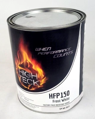 Galón de pintura automotriz High Teck HFP 150 GM 8624 capa base blanca escarcha Foto 1 de 4