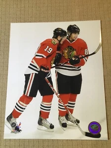 Jonathan Toews & Patrick Kane Chicago Blackhawks On Ice Photo 8" x 10" - Picture 1 of 3