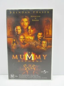 The Mummy Returns, Brendan Fraser, VHS Tape, Vintage Video, Movie M15+ - Picture 1 of 4