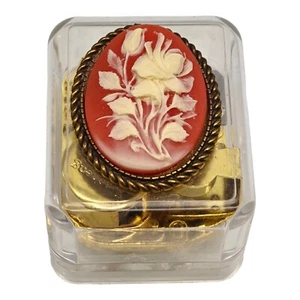 The Swan Lake Music Box Trasparente Funzionante Vintage Twist Look Vittoriano Cabochon - Foto 1 di 10