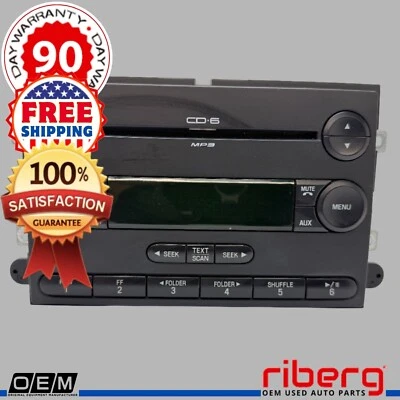 OEM 2006-2009 Mercury Milan Lincoln MKX Am Fm Cd Player Radio Receiver PMHCA - Image 1 of 4