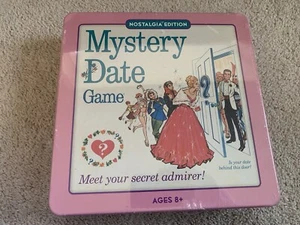 MYSTERY DATE Nostalgia Board Game Edition IN COLLECTIBLE TIN BOX NEW Sealed 2014 - Picture 1 of 8
