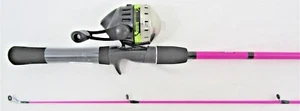 COMBO DE FUNDICIÓN DE GIRO ROSA CALIENTE ZEBCO 6'6" CALIENTE #HCSTPKC662M - Imagen 1 de 5