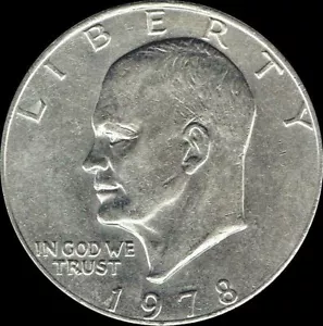 1978 P Eisenhower Dollar About Uncirculated US Mint Coin IKE - Picture 1 of 3