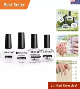 10ml Gel Nail Primer, Base & Glossy Top Coat - Perfect for Home Manicures - Picture 1 of 12