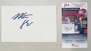 Matthew Perry Signed Autographed 4x6 Card JSA Certified Friends