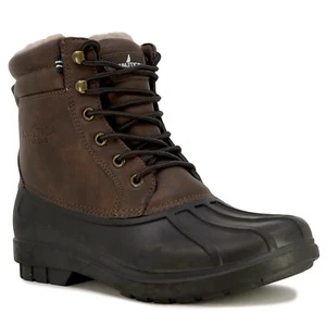 NEU NAUTICA ENTENSTIEFEL FELL INNEN ADELO COGNAC BRAUN SCHNEE REGEN GRÖSSE 9 - Bild 1 von 5