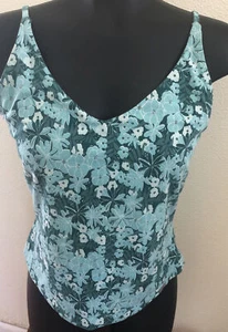 Women’s THE NORTH FACE A5 Floral Activewear Top w/shelf bra, M/M - Picture 1 of 10
